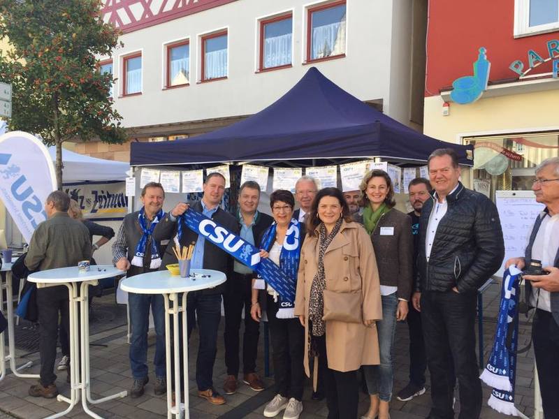 Ein toller Tag - vielen Dank an die vielen flei�igen Helfer und an die Organisatoren unseres CSU-Standes. 