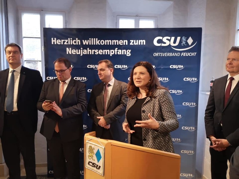 Tolle Veranstaltung. In der Mitte: Unsere CSU-Landratskandidatin Cornelia Trinkl. 