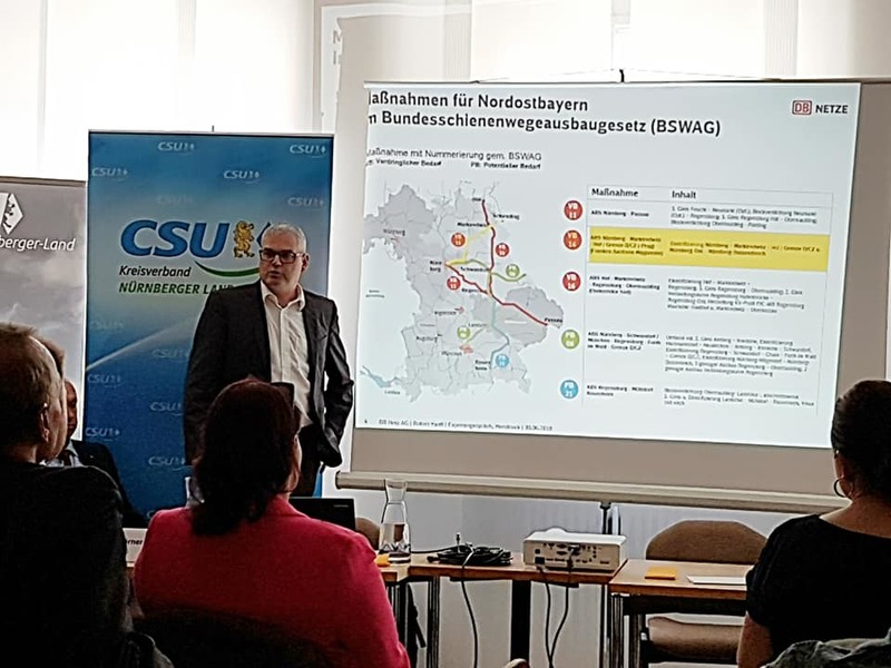 Die geplanten Ma�nahmen f�r unsere Region werden diskutiert. 