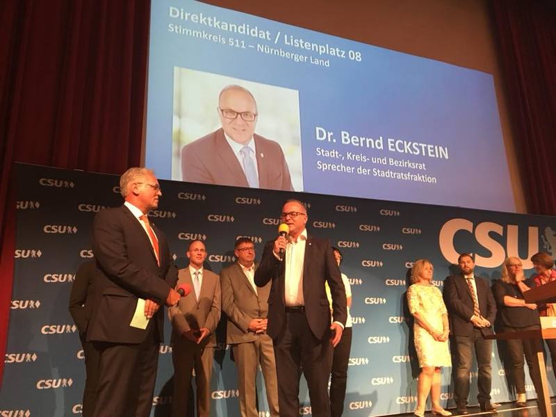 Unser Bezirkstagskandidat Bernd Eckstein stellt sich vor. 