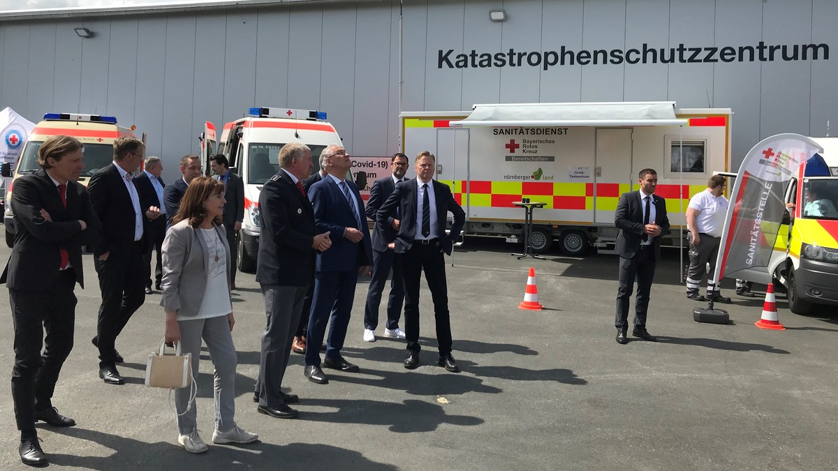 Das neue Katastrophenschutzzentrum steht auf dem ehemaligen BayWa Gelnder in Hersbruck.  