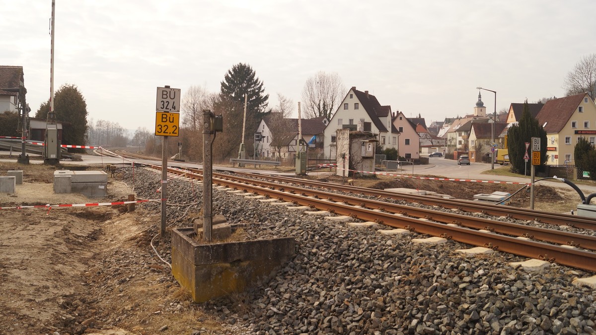 Bahnbergang Hohenstadt