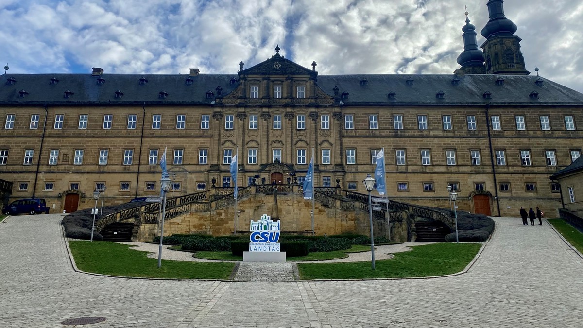 Hier in Kloster Banz trafen sich die Abgeordneten der CSU-Fraktion zur traditionellen Klausurtagung. Motto: 